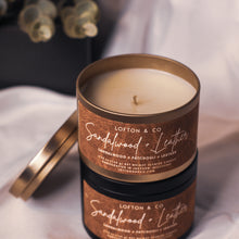Load image into Gallery viewer, Sandalwood + Leather Candle