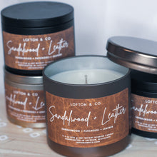 Load image into Gallery viewer, Sandalwood + Leather Candle
